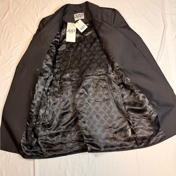 Just Female Charcoal Double-Breasted Blazer - Picture 4 of 7